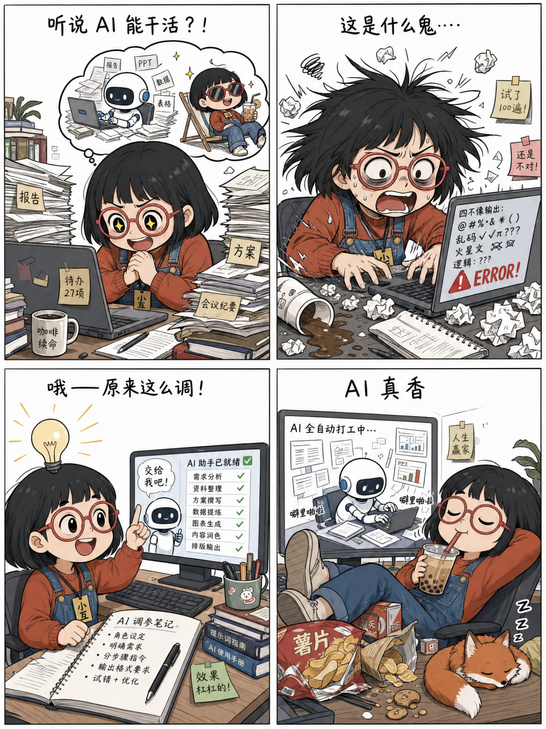 四格漫画示例